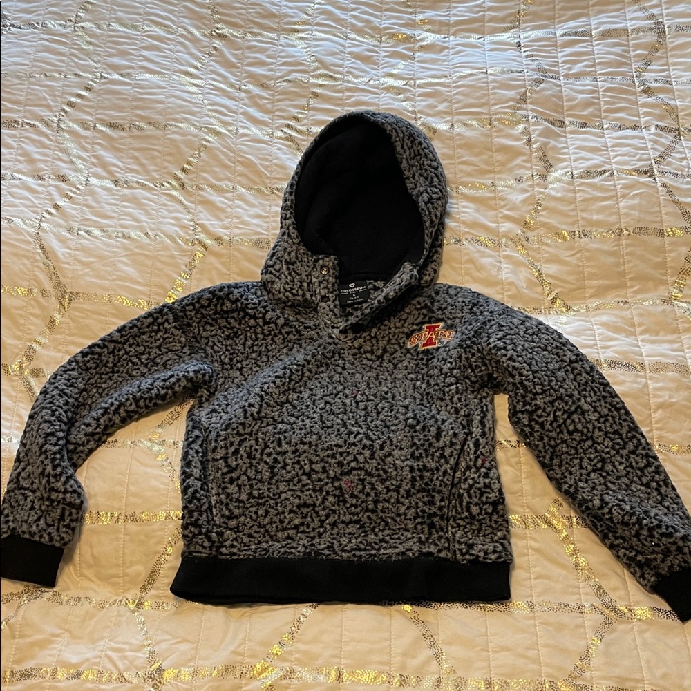 ISU Black and Gray Hooded Sweatshirt